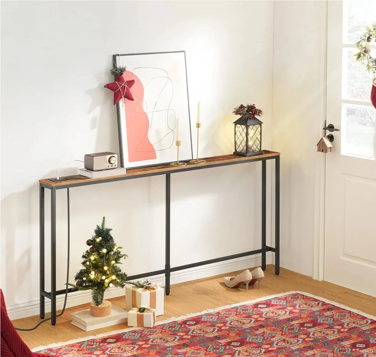 Console Table with Power Outlets image indicator(7)