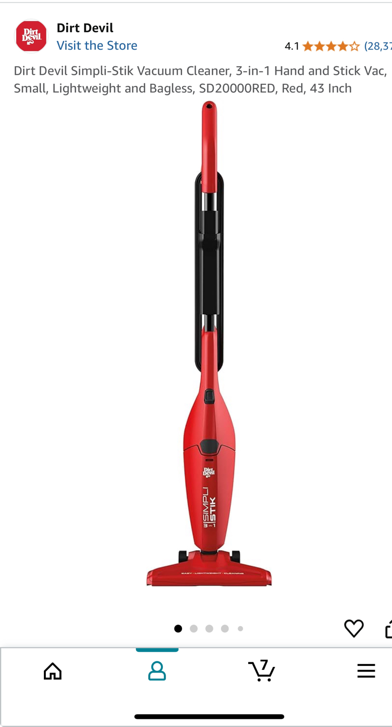 Dirt devil vacuum