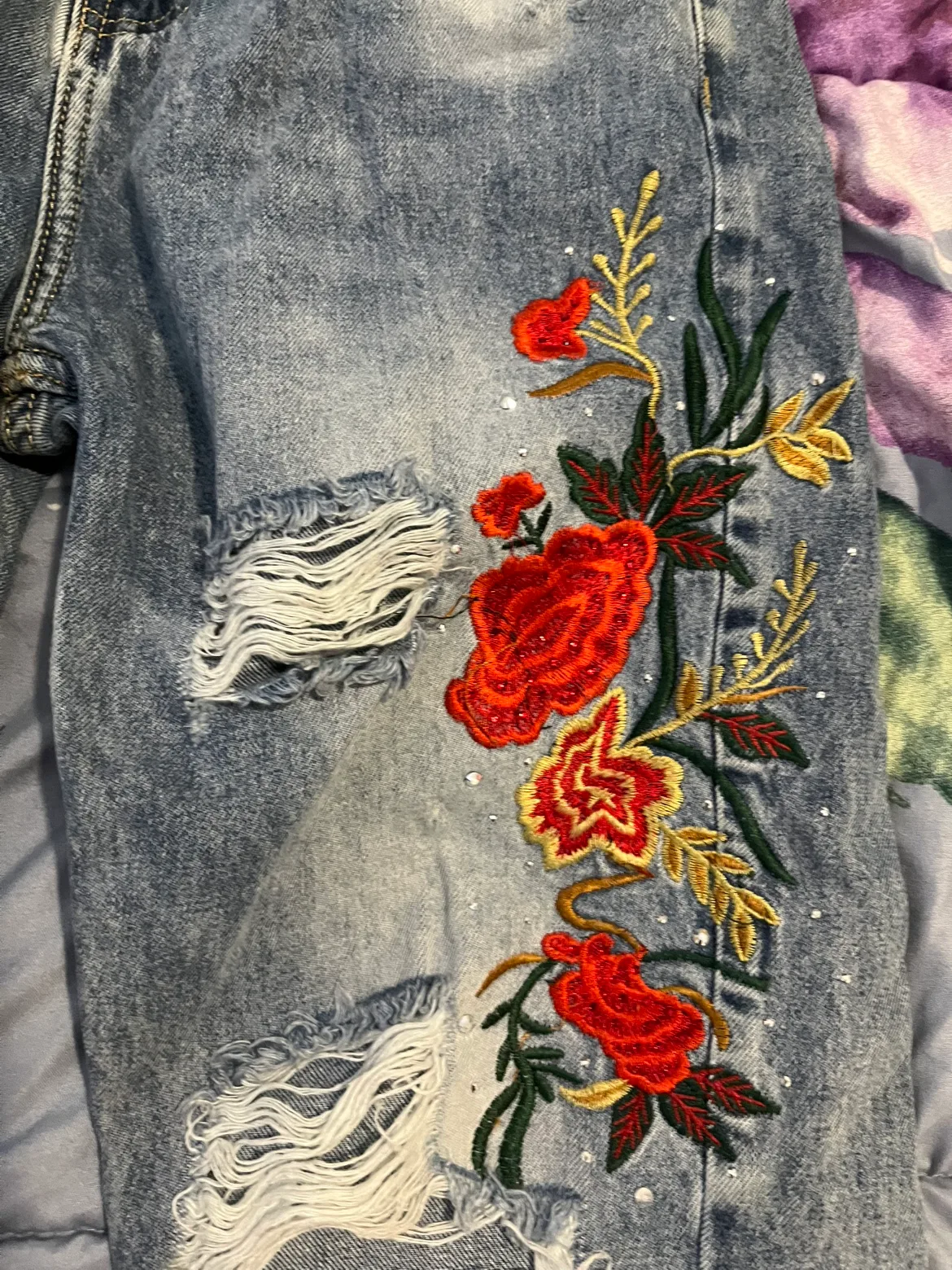 Lolo blues Jean flowers size 26 image indicator(2)