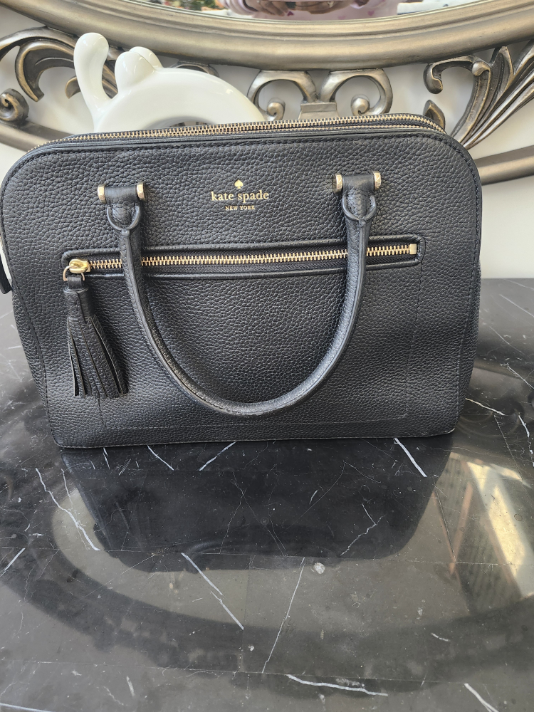Kate Spade New York Black Leather Handbag