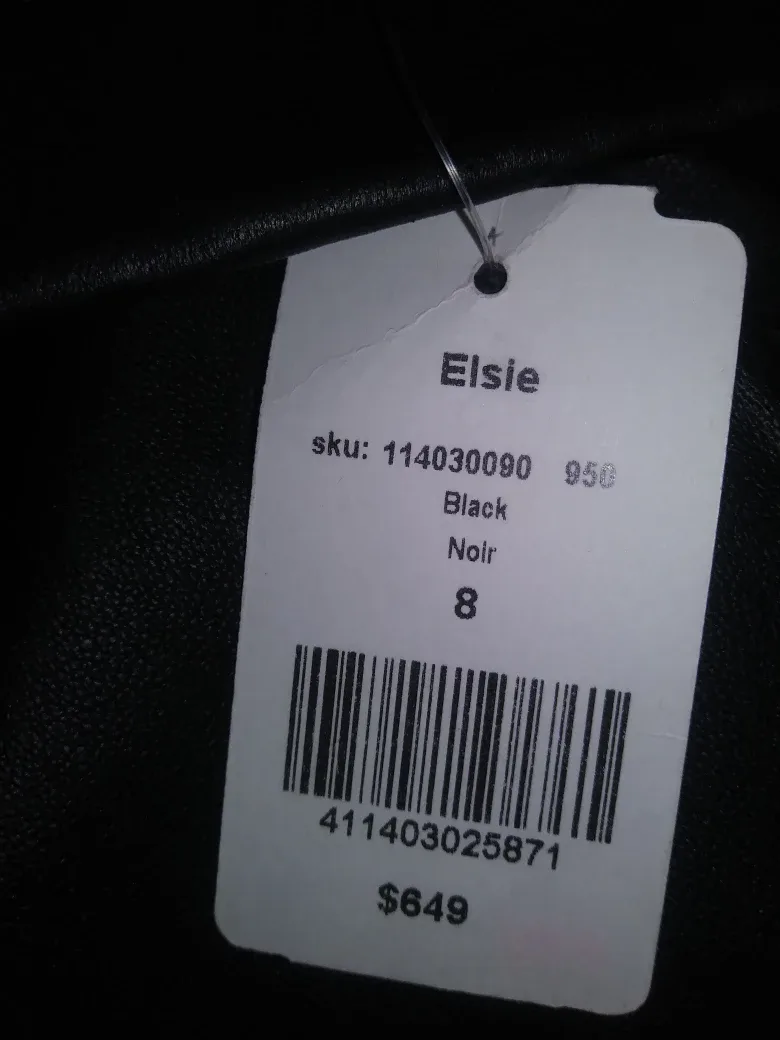 Danier Black Leather Pants Size 8 image indicator(3)