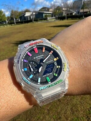 G-Shock CasiO ak Transparent Rainbow Watch - photo 3