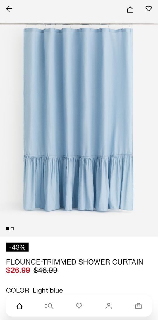 H&M Home Shower Curtain - photo 2