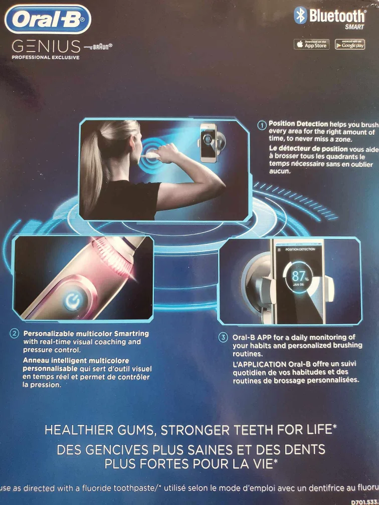 Oral-B Genius Rechargeable Electric Toothbrush image indicator(3)