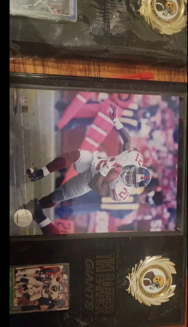 New York Giants Football Player Plaque lot of 4 image indicator(2)