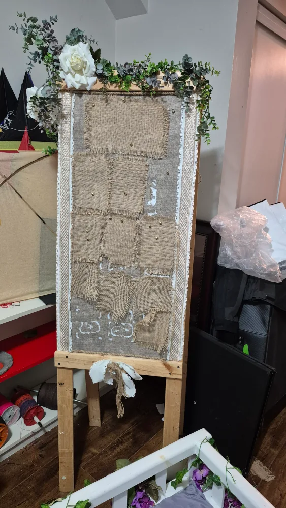 White Wooden Wagon with Guest Name Board image indicator(3)