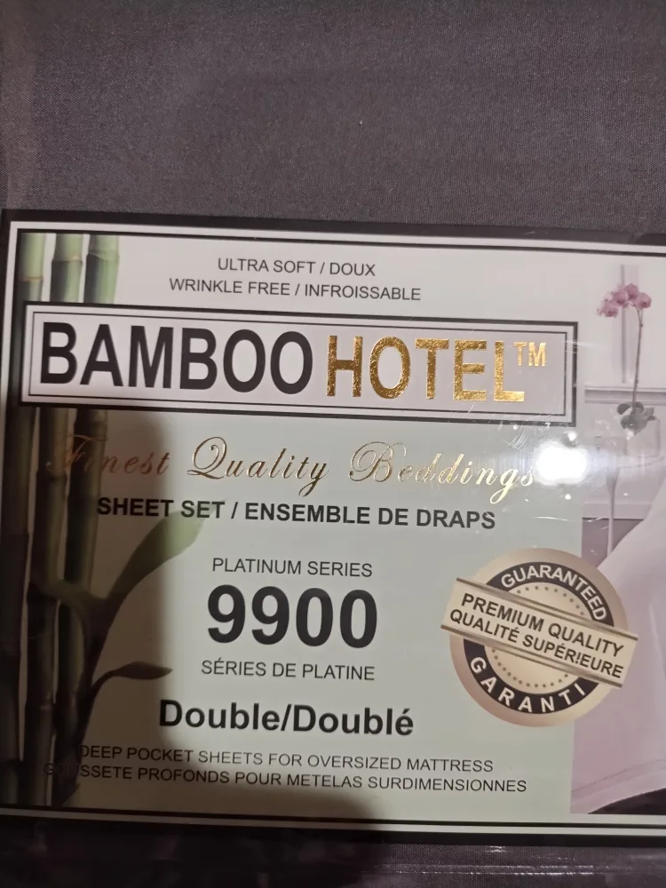 Bamboo Hotel Platinum Series 9900 Double Sheet Set image indicator(2)