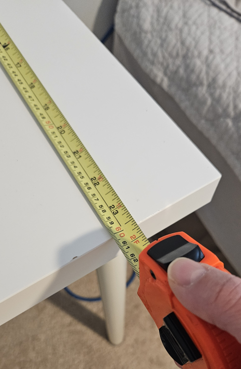 White 5-Drawer & desk & chair - photo 3