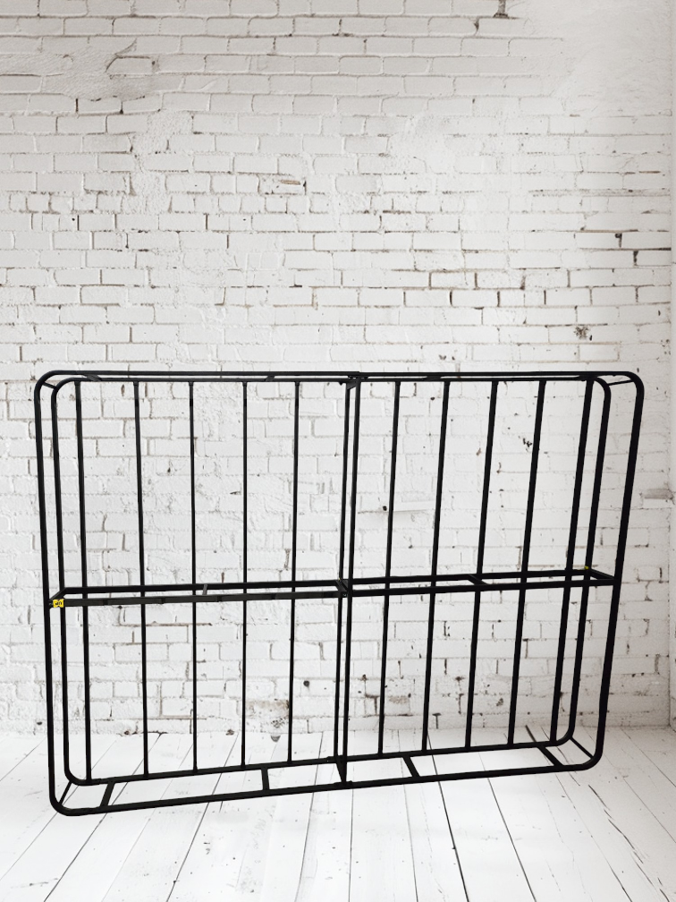 Queen Size Metal Bed Frame Folding system