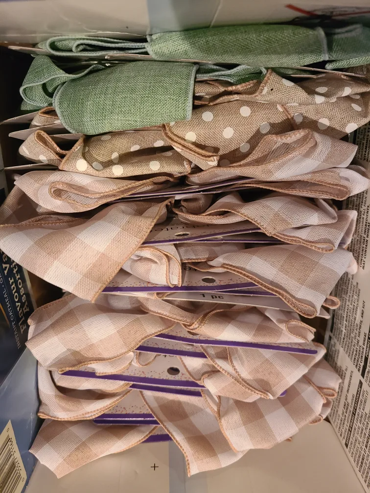 Fall Fabric Bows - Gingham and Polka Dot image indicator(2)