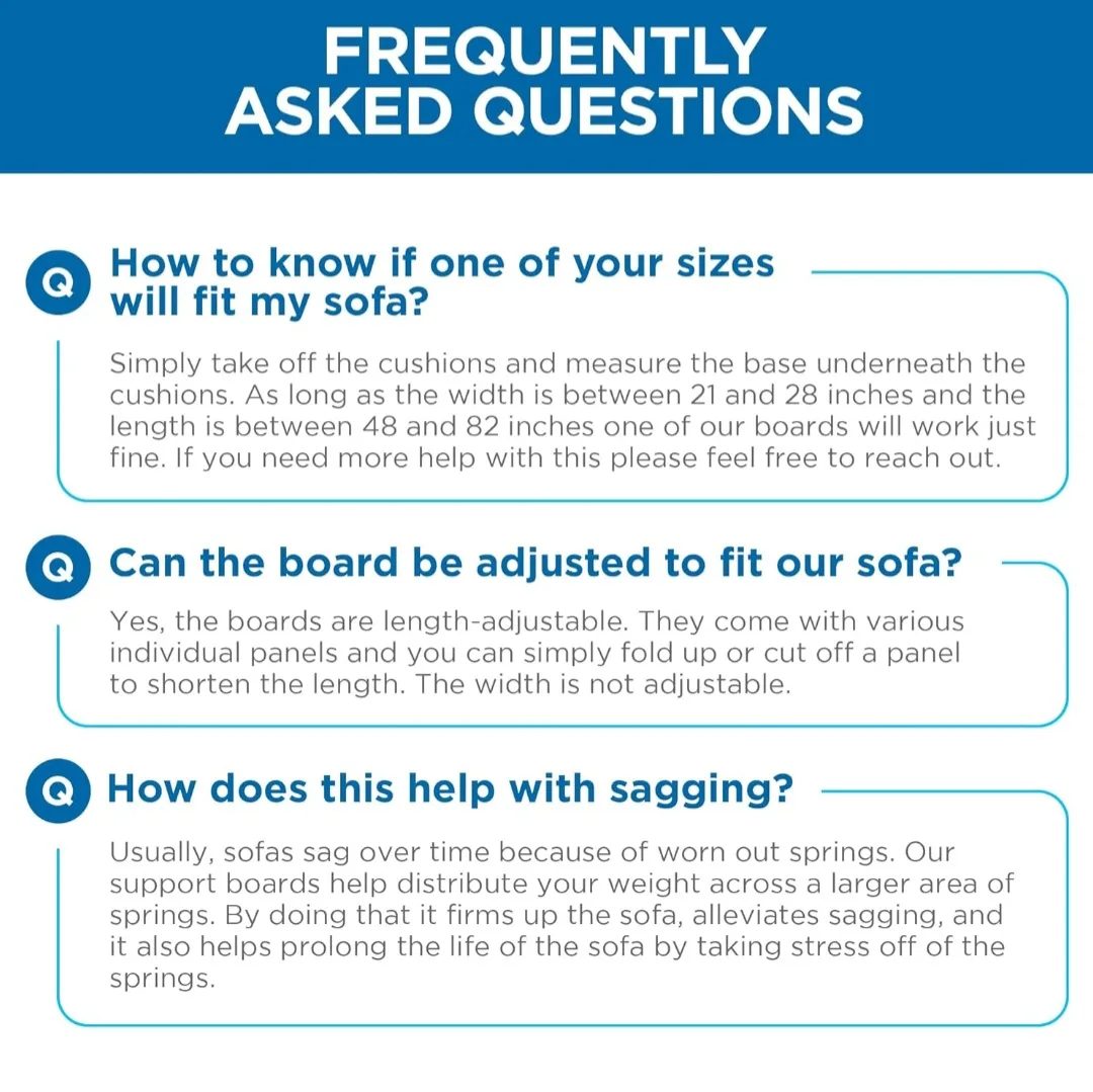 Sofa Support Board, 72 inch Extra Wide Couch Cushion Support image indicator(8)