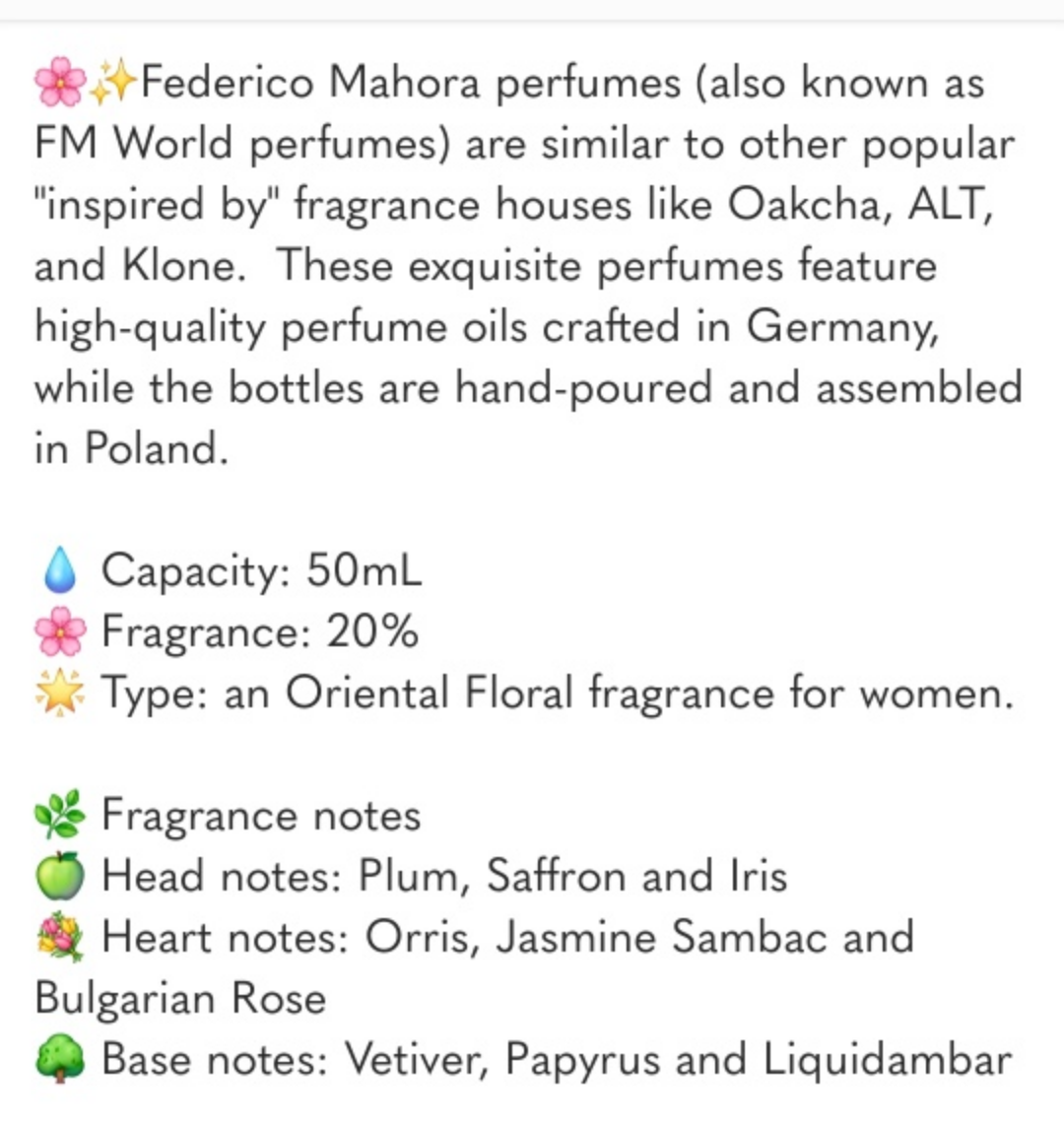 Federico Mahora Pure Perfume 448 - 50ml - photo 5