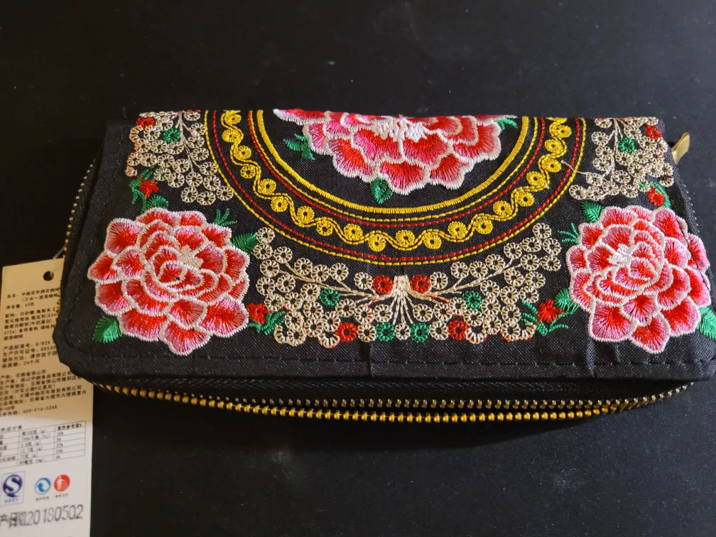 Embroidered Floral Wallet image indicator(4)