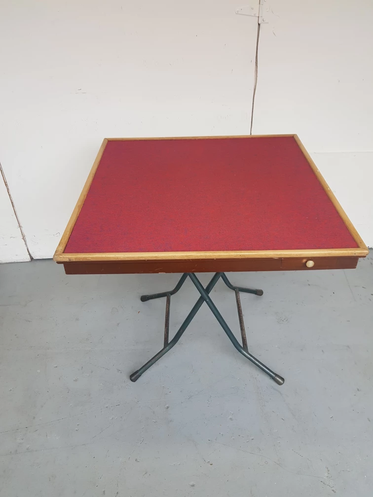 Vintage Folding Games Table