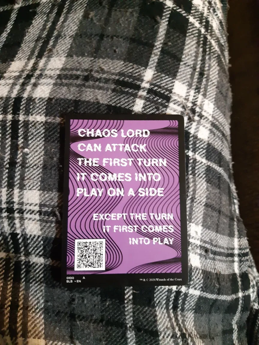 Magic: The Gathering - Chaos Lord & Rabbit Token Card image indicator(2)