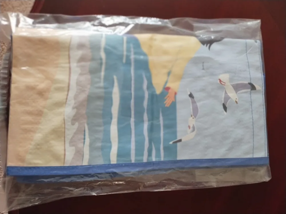 Reusable Beach/Shopping Tote Bag - Beach Scene image indicator(7)