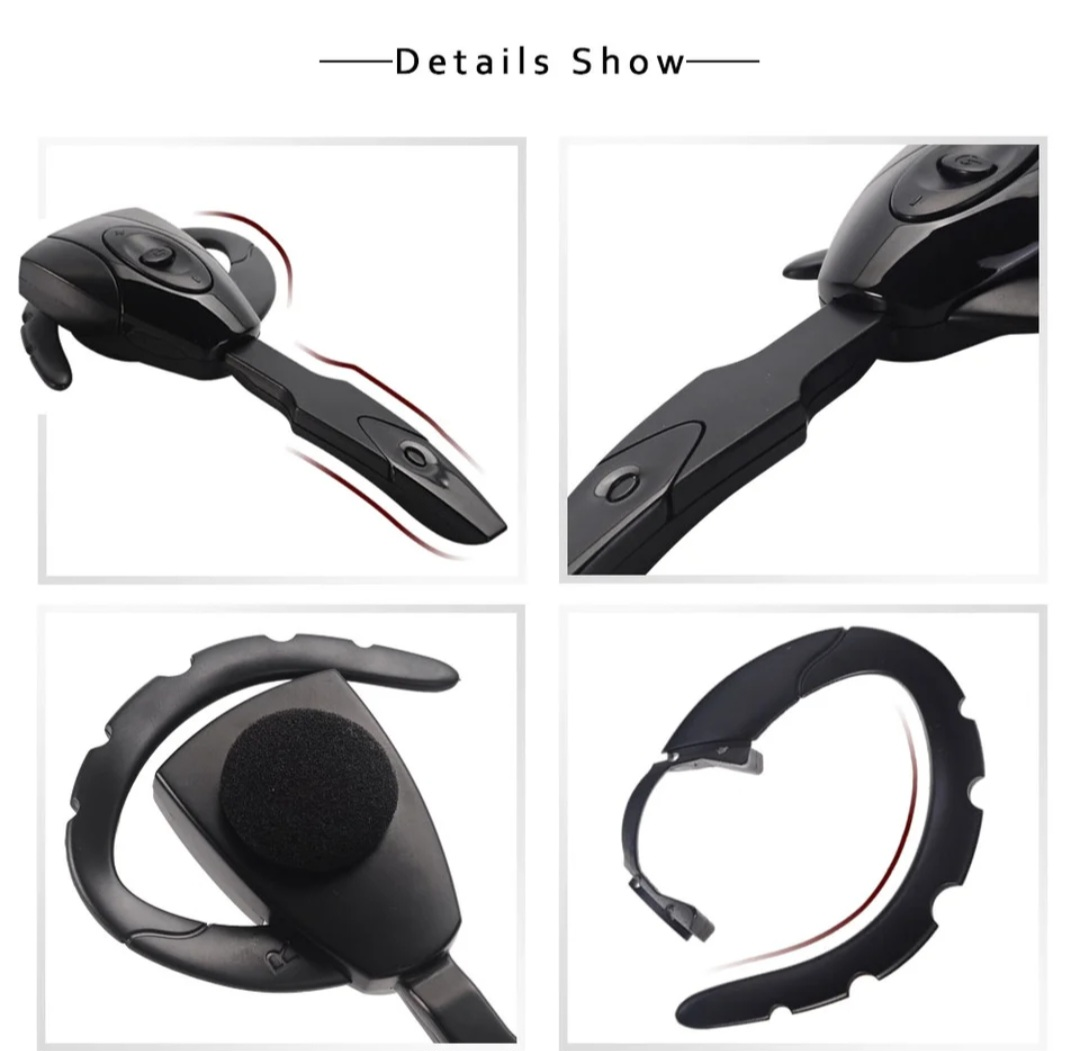 Bluetooth Headset Hands-Free Earpiece - photo 4
