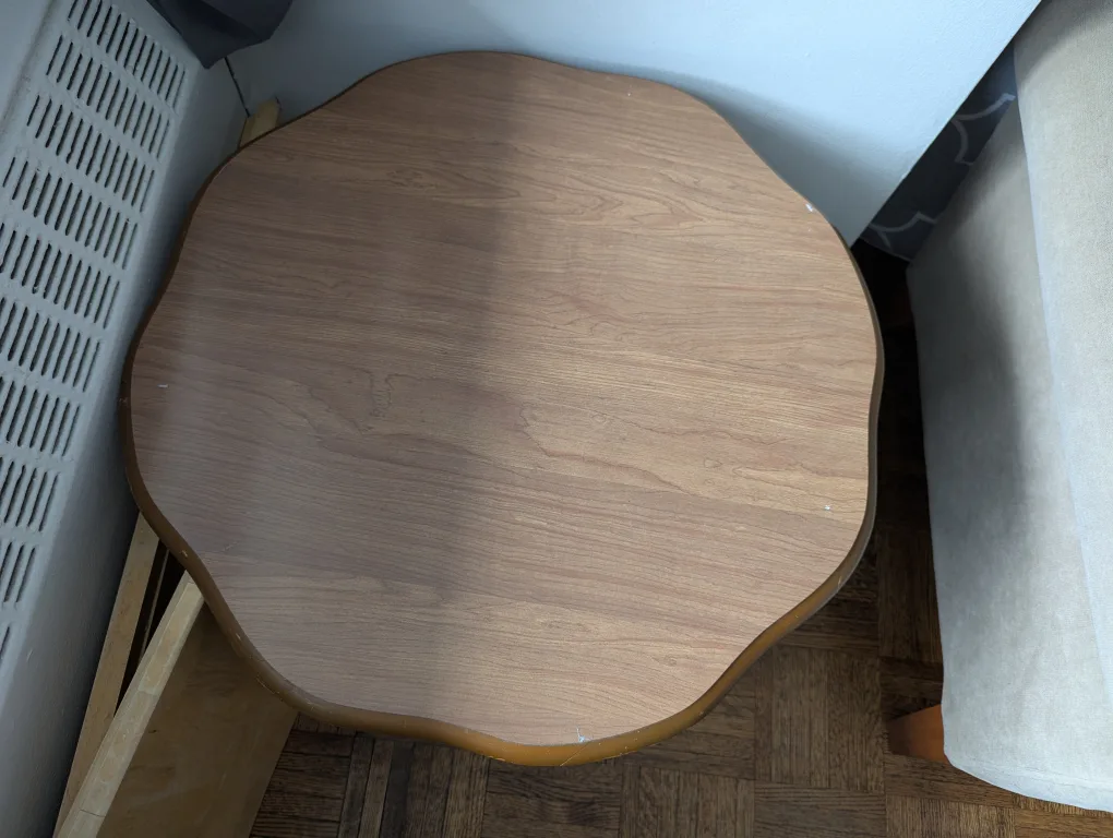 Vintage Wooden End Table image indicator(2)