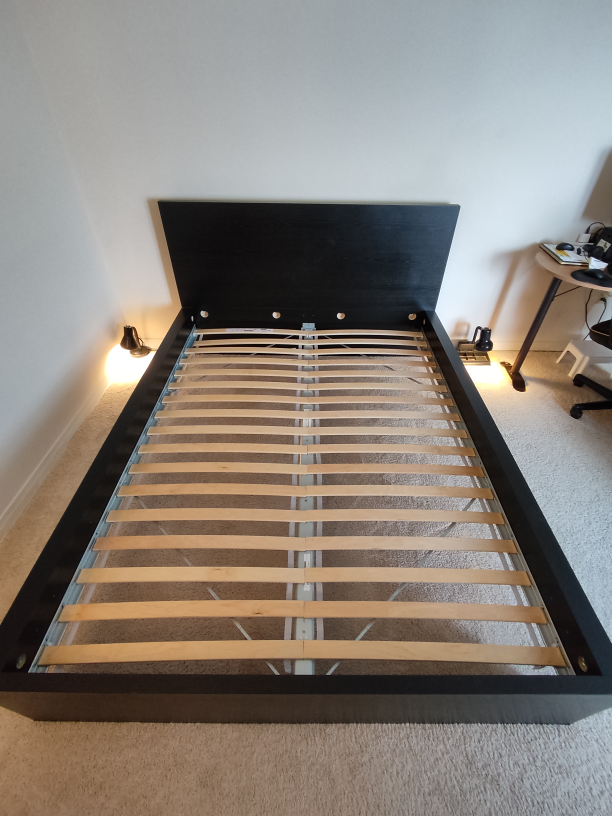 IKEA MALM Queen Bed Frame with Mattress - photo 4