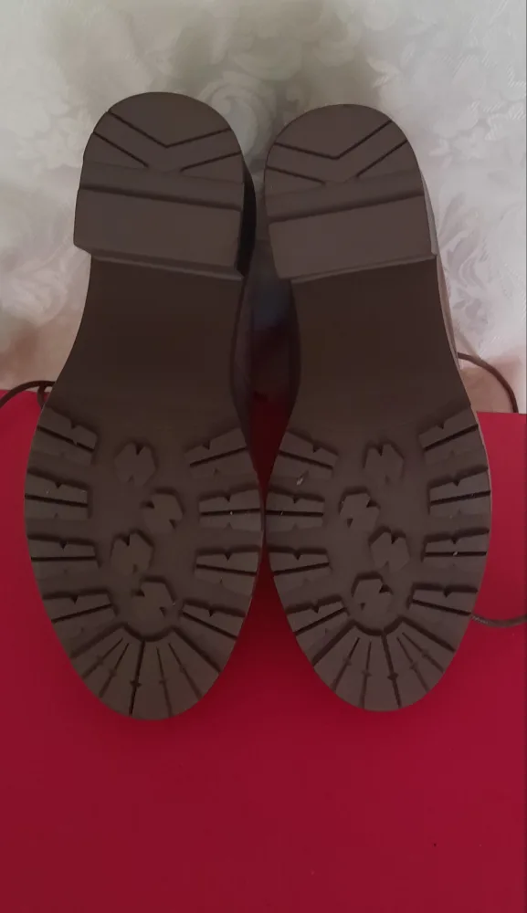 Brown Snake Print Ankle Boots image indicator(5)