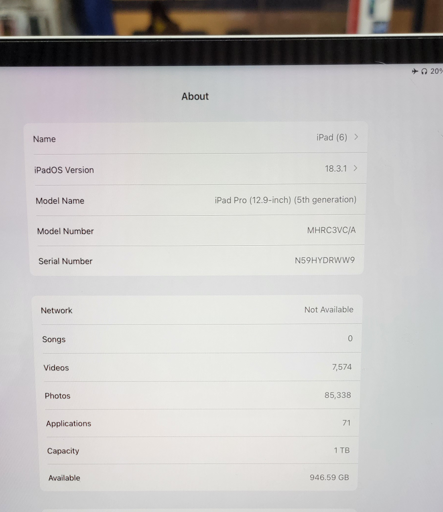 Like-New iPad Pro 12.9" (5th Gen) - 1TB, Cellular + Wi-Fi. - photo 3