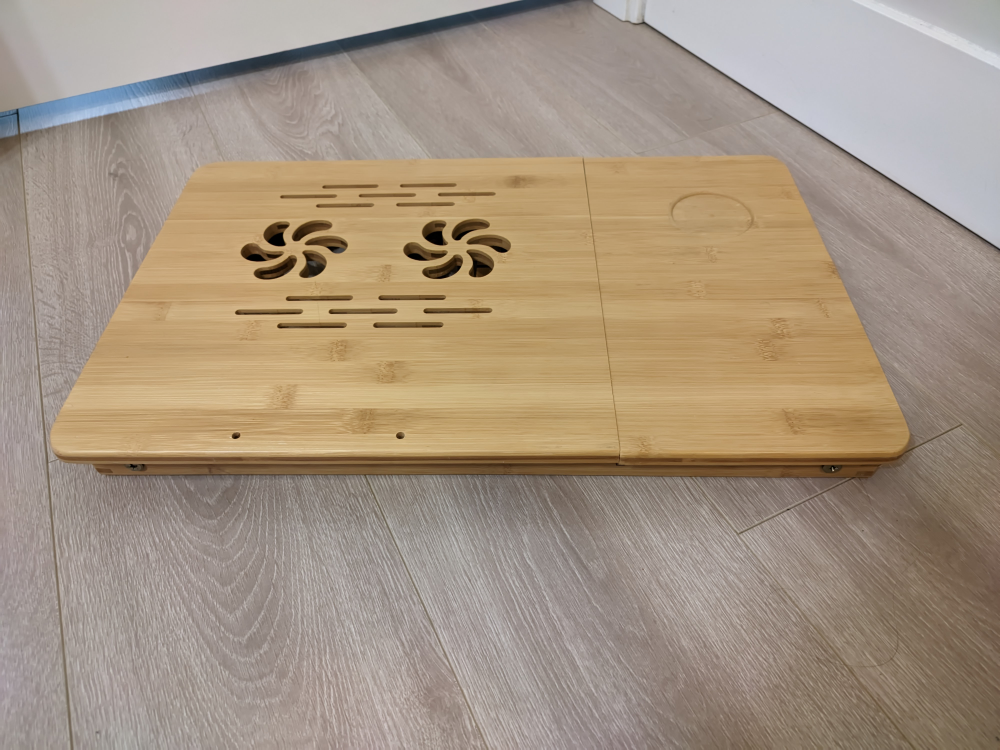 SONGMICS Bamboo Laptop Table - photo 2
