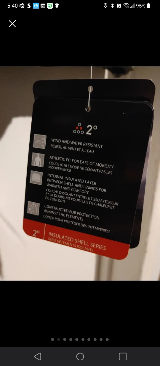 🥕LONDON FOG PACKABLE DOWN JACKET MENS LARGE BRAND NEW WITH TAGS image indicator(3)