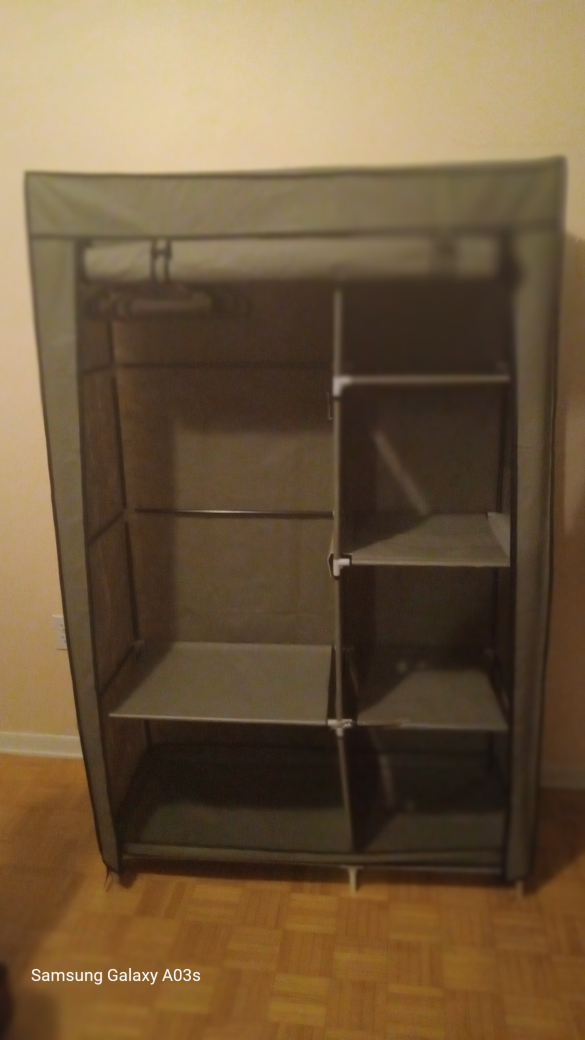 Grey Fabric Closet  for SALE