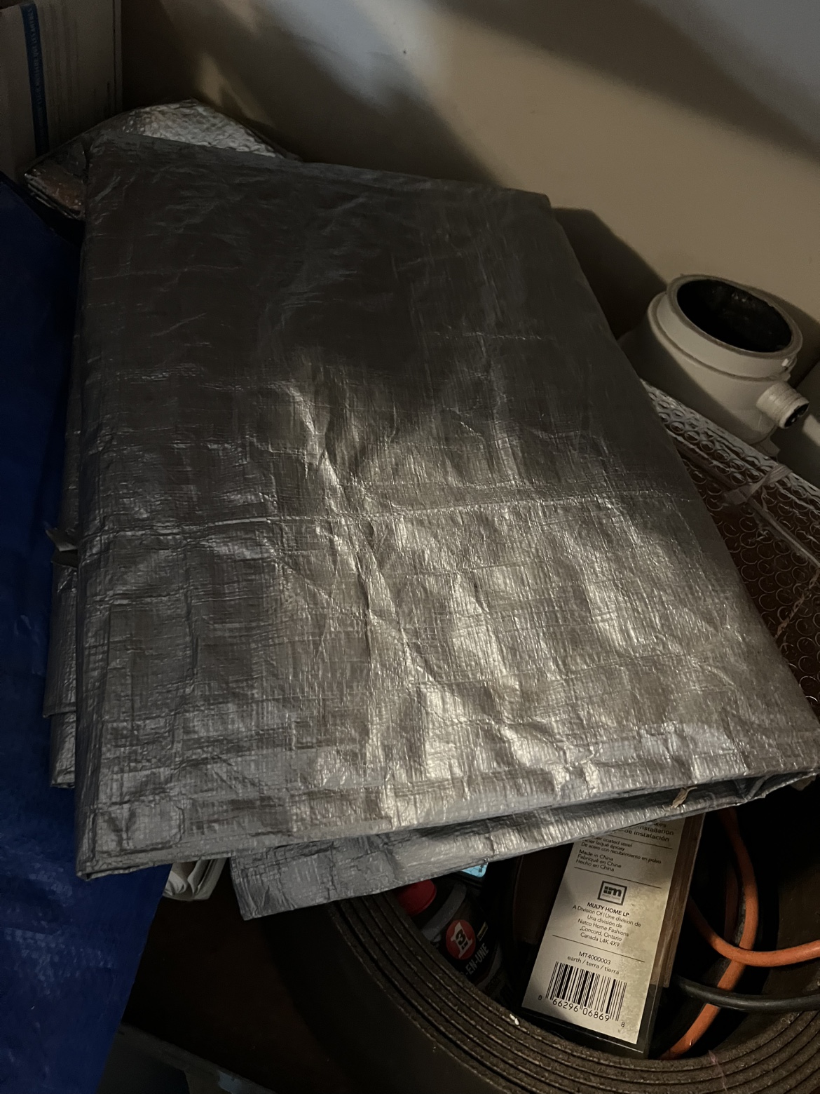 Silver Tarp Heavy Duty Waterproof Cover