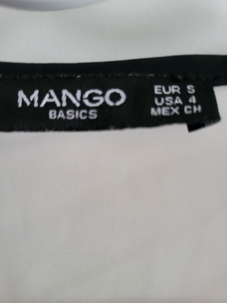 Mango Basics Women's White Blouse Size Small - photo 4