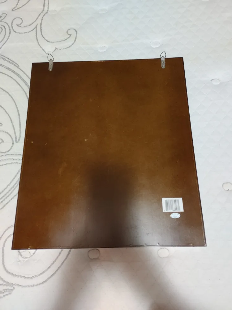 Wooden Wall Mounted Jewellery Organizer with Mirror image indicator(3)