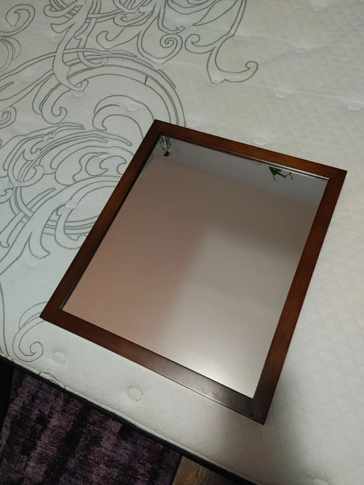 Wooden Wall Mounted Jewellery Organizer with Mirror image indicator(4)