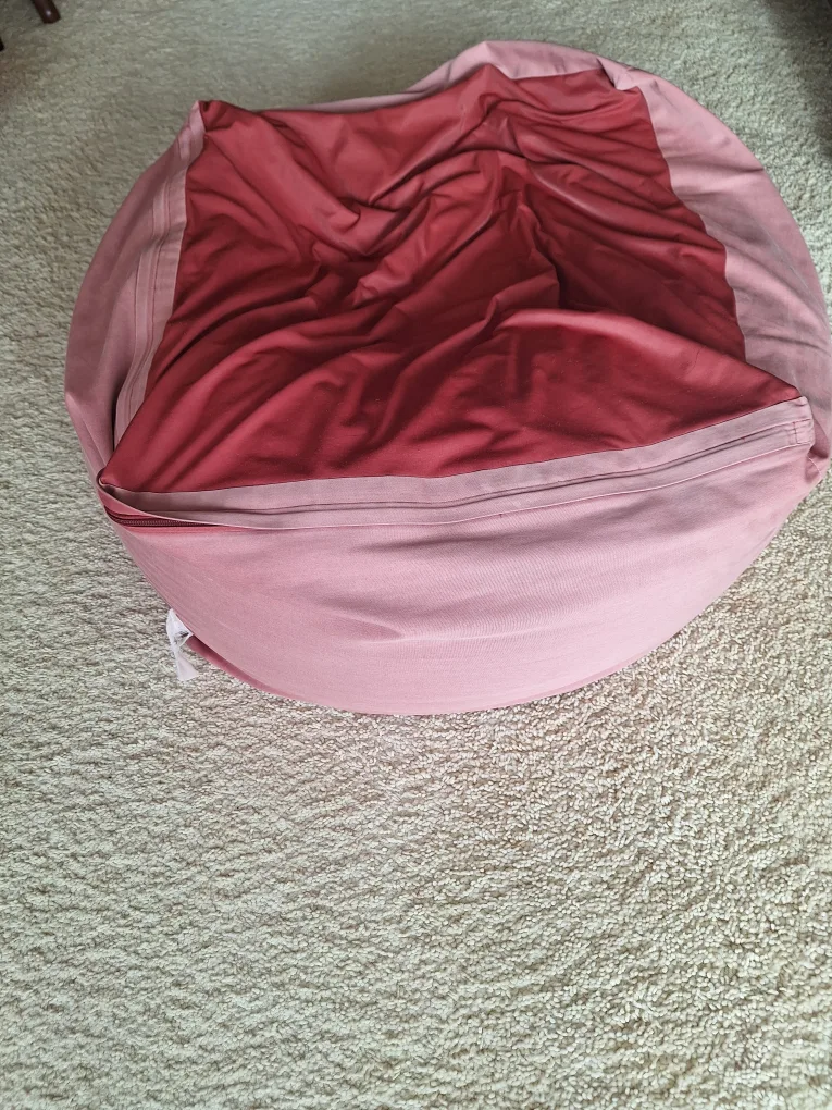 Muji Bean Bag with red cover image indicator(3)