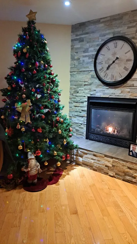 Artificial Christmas Tree with lights and whole ornaments 🤗