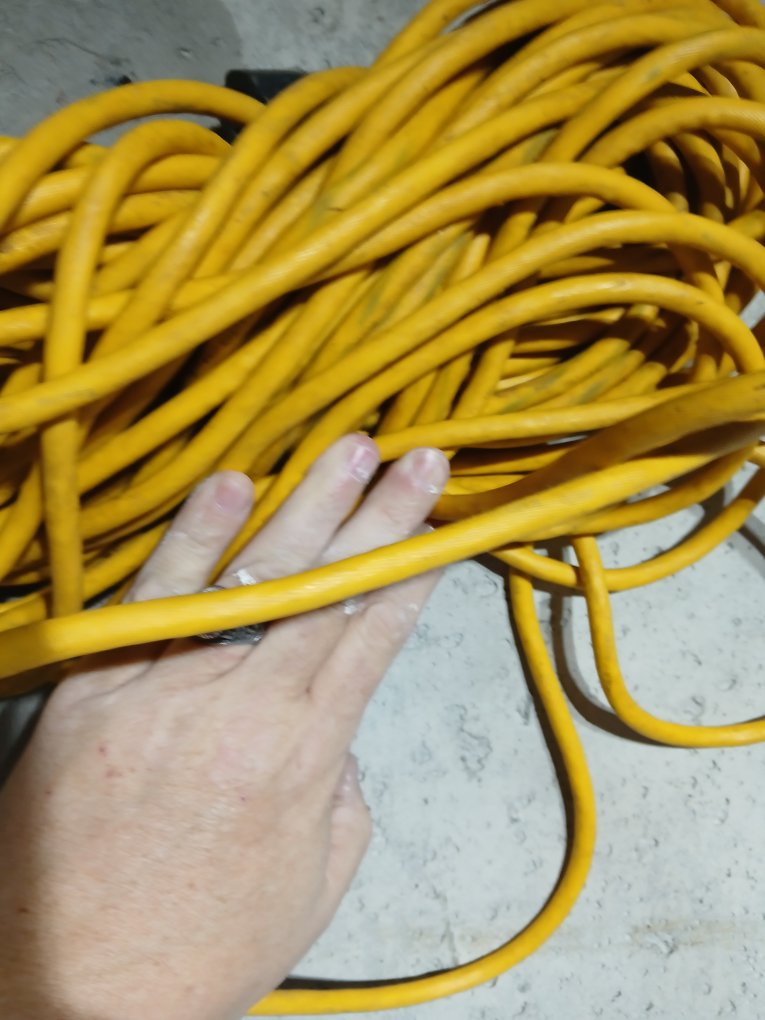 Heavy-duty Yellow Extension Cord