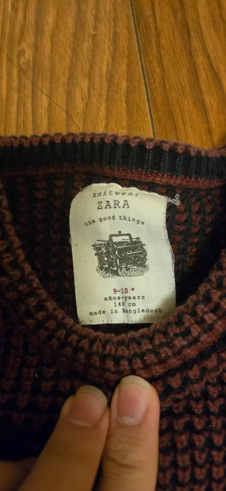 Zara Kids Sweater 9-10 image indicator(2)