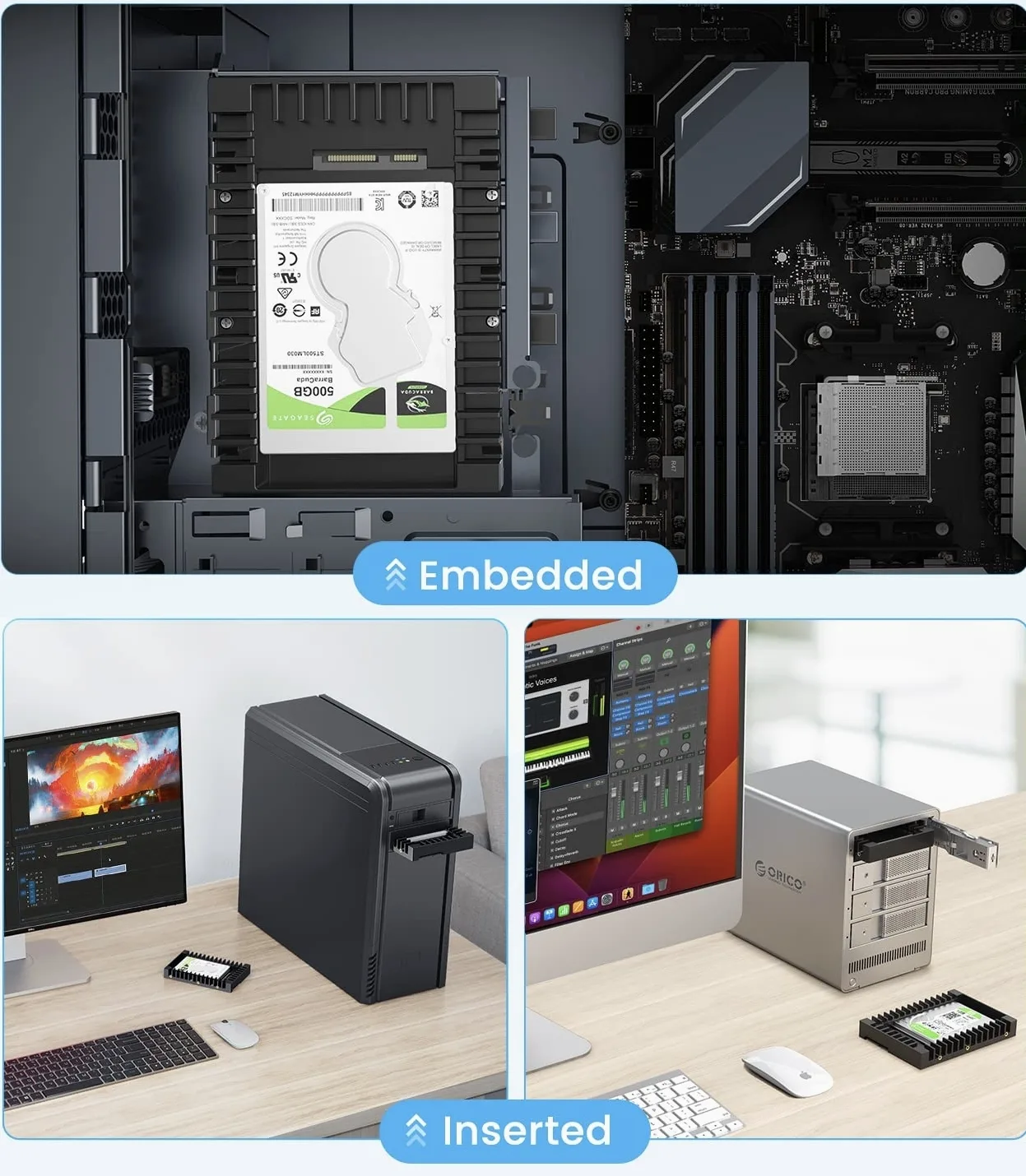 ORICO 1125SS 2.5" to 3.5" HDD/SSD Mounting Bracket image indicator(4)