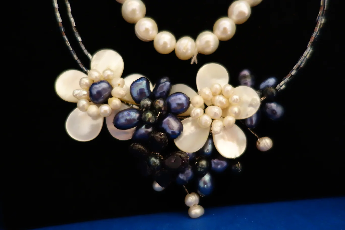 NEW Elegant Pearl Necklace and Bracelet Set image indicator(2)