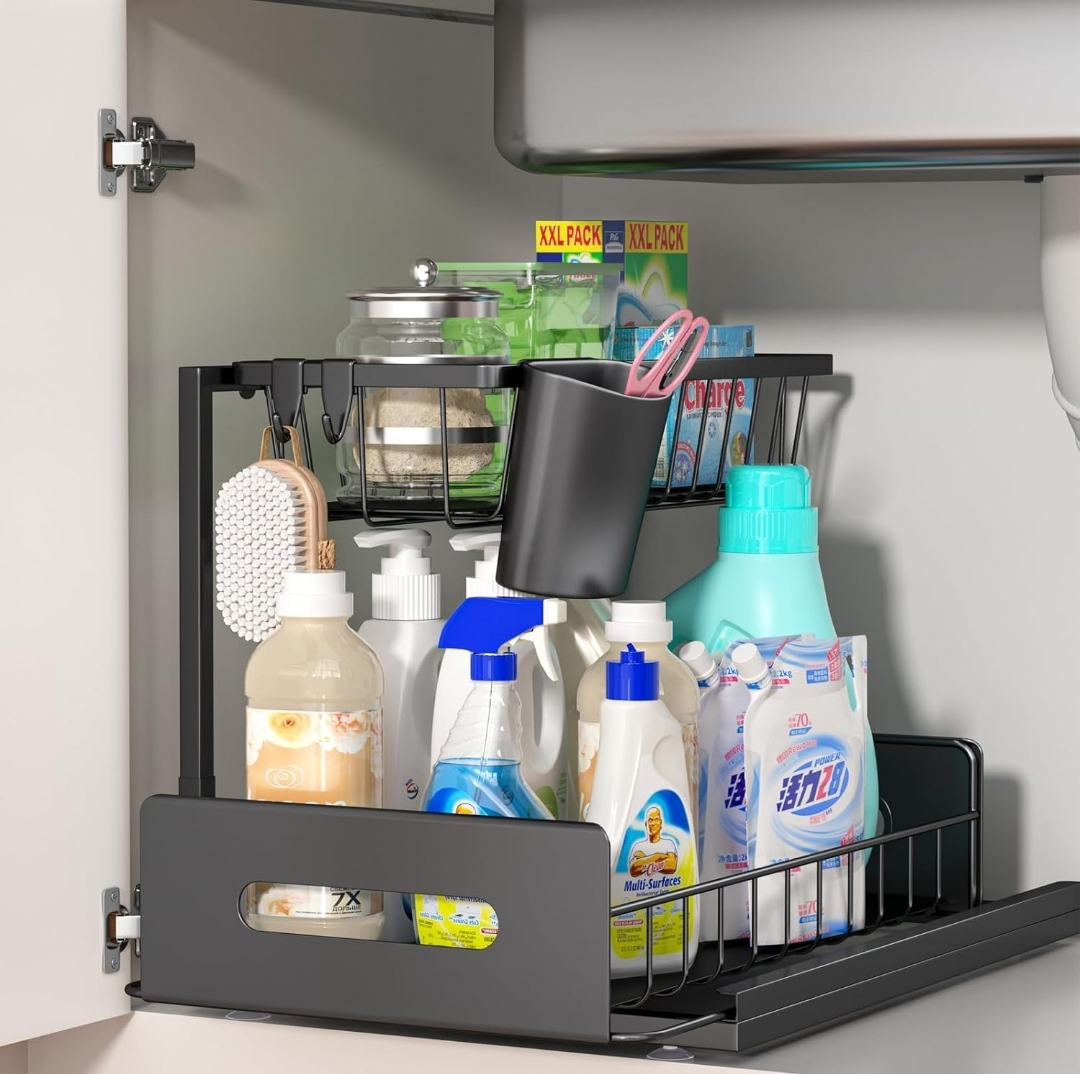 New Two-Tier Under-Sink Organizer - photo 3