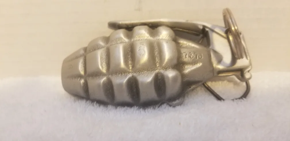 Vintage Hand Grenade Belt Buckle image indicator(7)