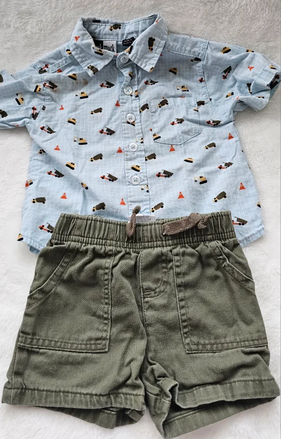 Baby Boy Summer Outfit Bundle - 7 Sets image indicator(7)