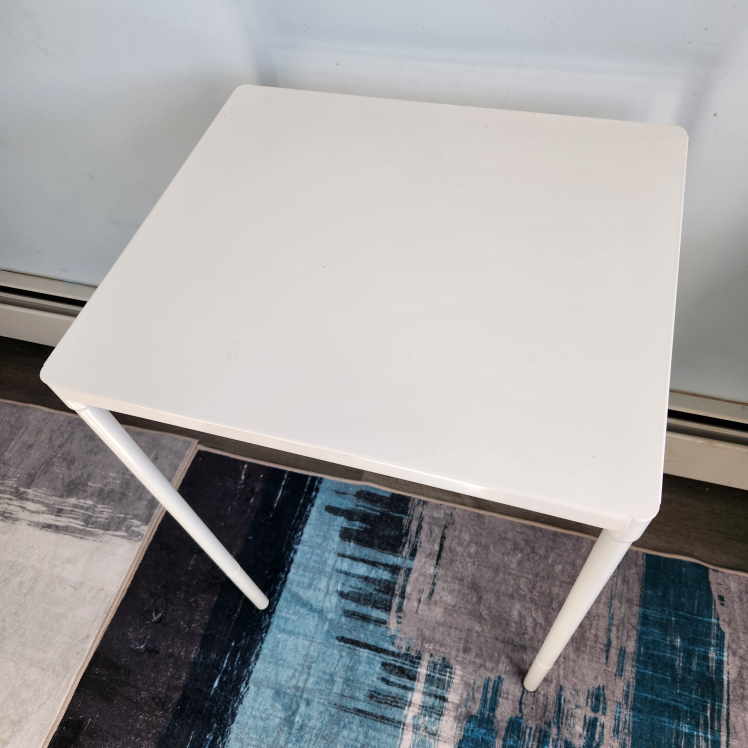 IKEA White Small Square Table - photo 4