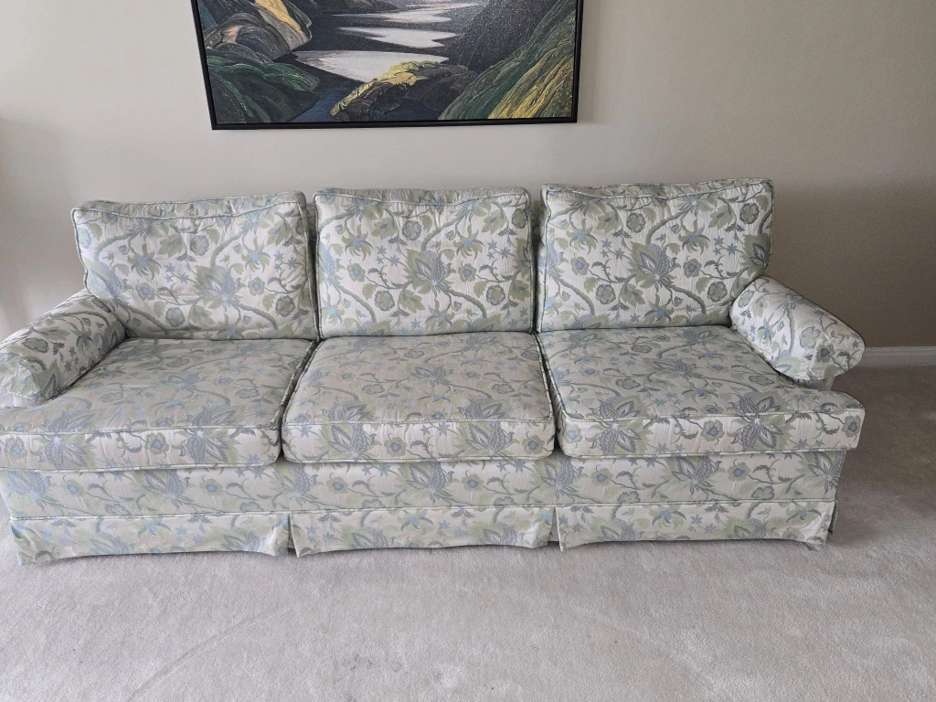 Vintage Floral Sofa
