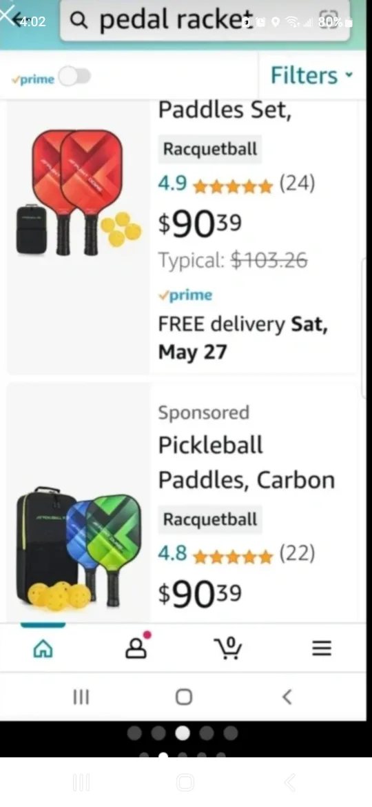 Decathlon Palm Tree Paddle Beach Ball Set with 2 balls image indicator(5)