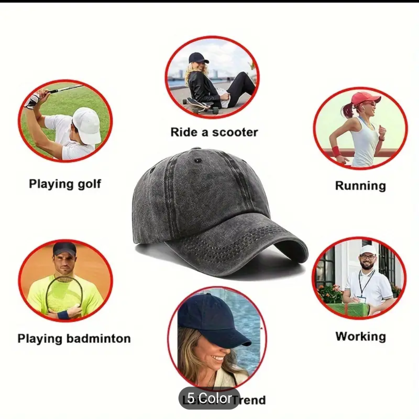 Adjustable Baseball Cap - One Size Fits Most - photo 2