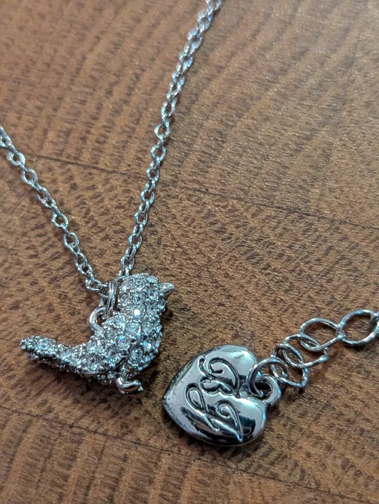 Betsey Johnson Bird and Heart Necklace image indicator(2)