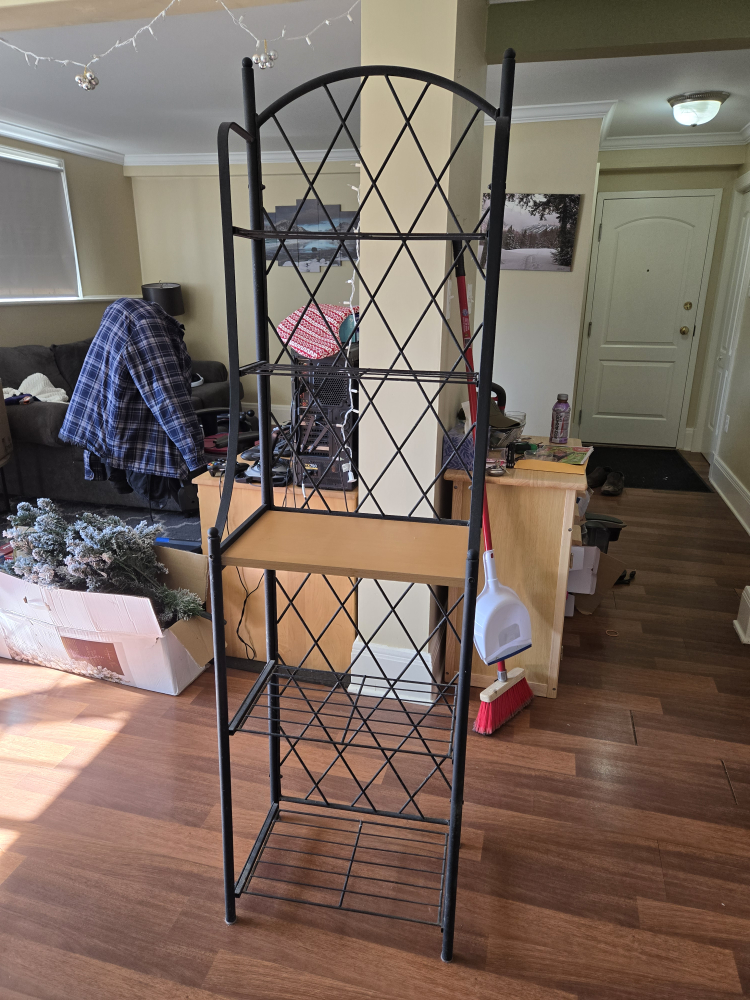 Black Metal Bakers Rack - photo 2