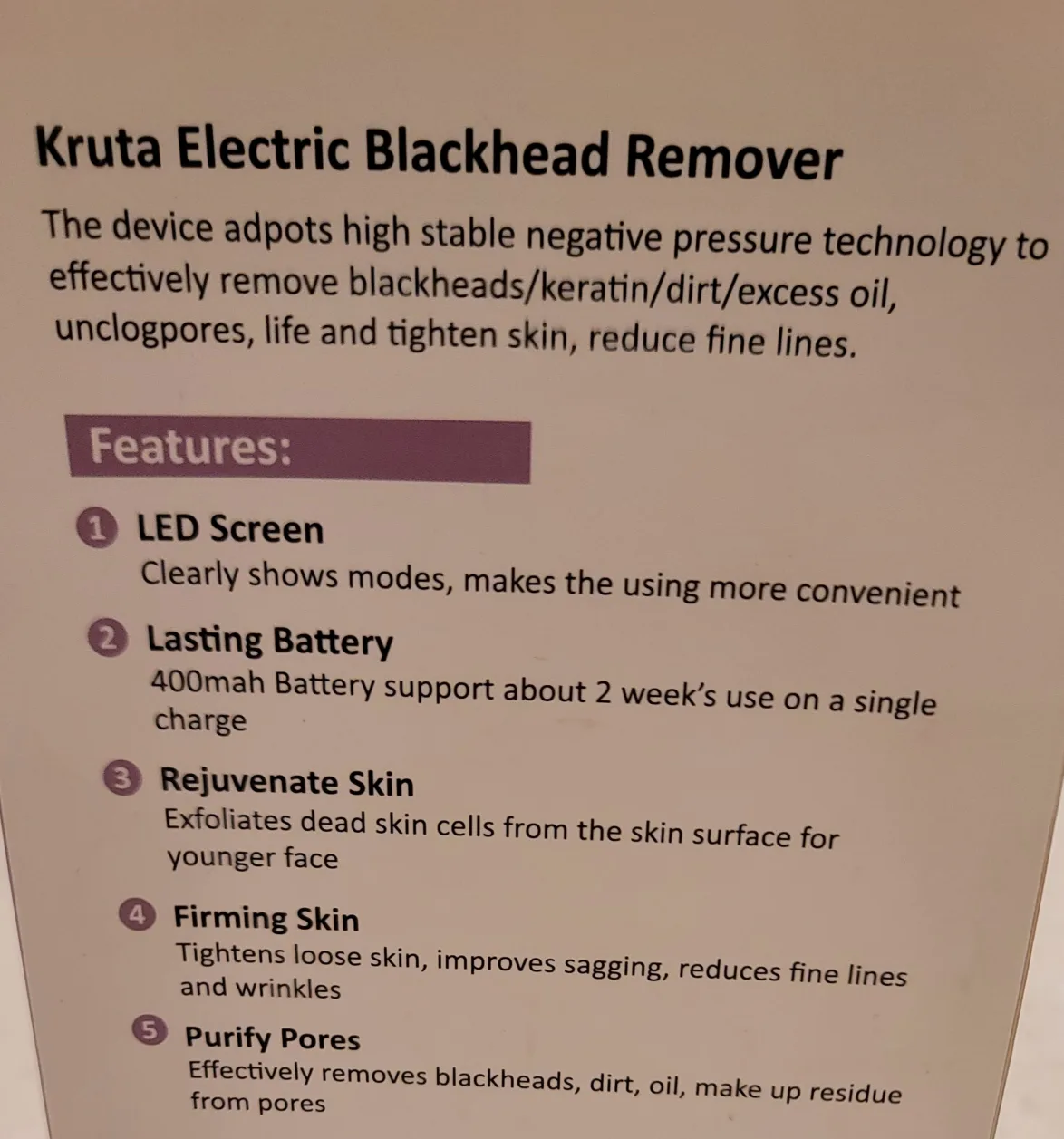 Blackhead Remover Vacuum image indicator(3)