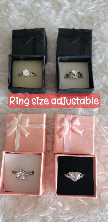 Various Gold-filled, Sterling Silver Rings in Gift Boxes 💚 image indicator(8)
