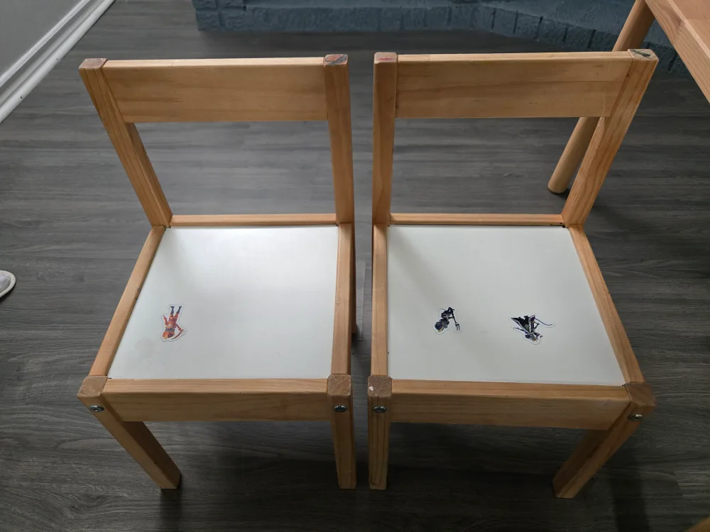 IKEA Mammut Children's Table and Four Chairs image indicator(2)